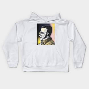 Max Stirner Portrait | Max Stirner Artwork 8 Kids Hoodie